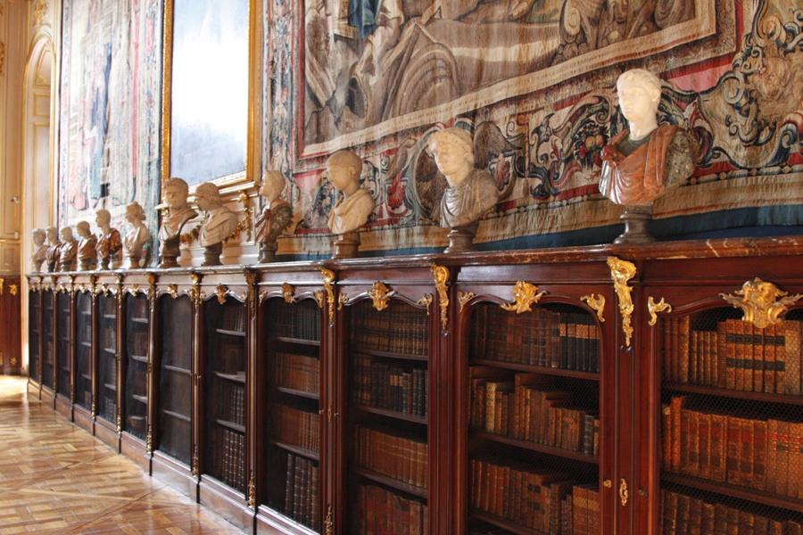 La biblioteca del Palazzo di Rohan -Library of Rohan Palace